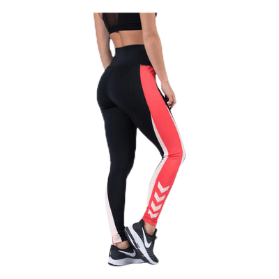 Oliza High Waist Tights Pink/Black