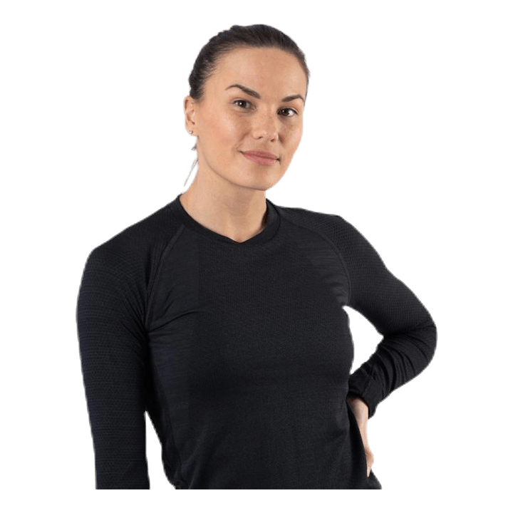 Clea Seamless LS Black