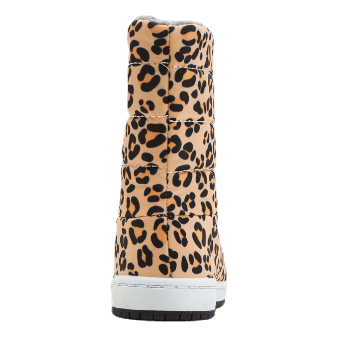 Junior Puffer Boot Print Black/Beige