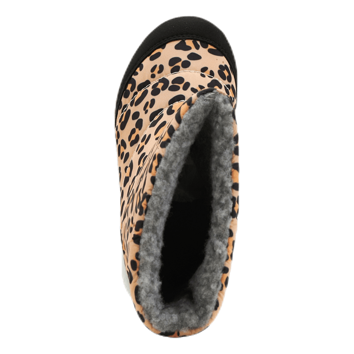 Junior Puffer Boot Print Black/Beige