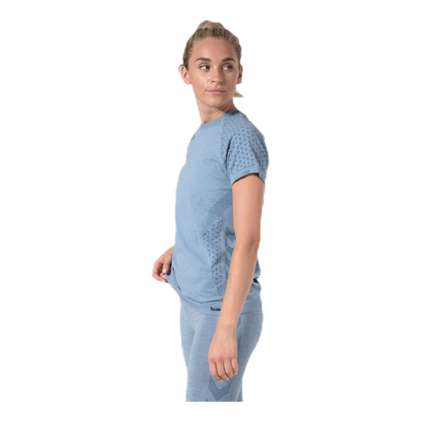 CI Seamless SS T-Shirt Blue