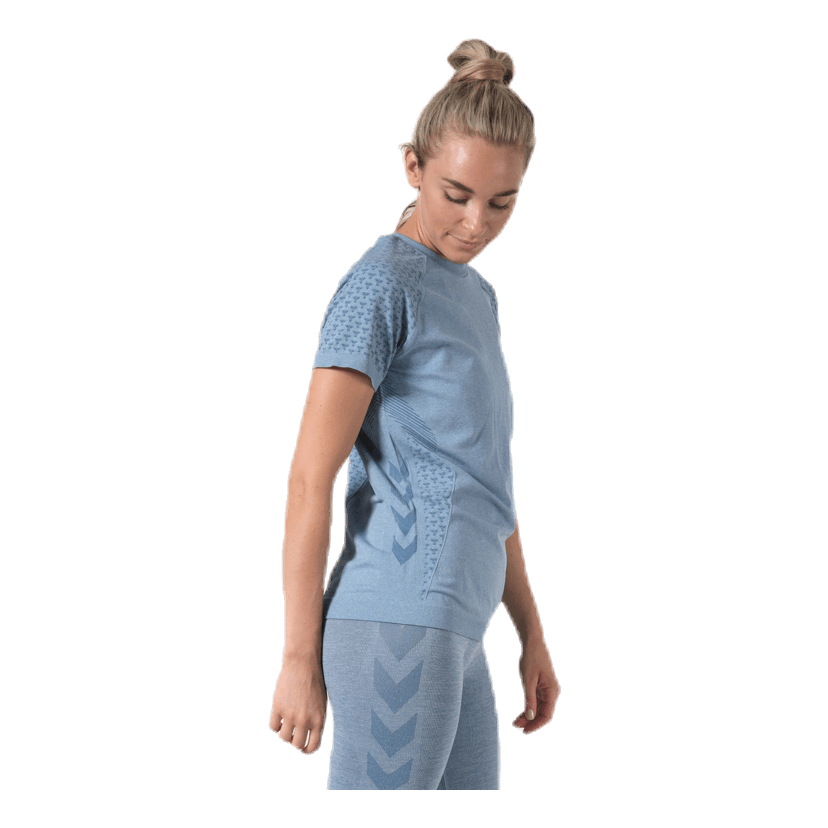 CI Seamless SS T-Shirt Blue