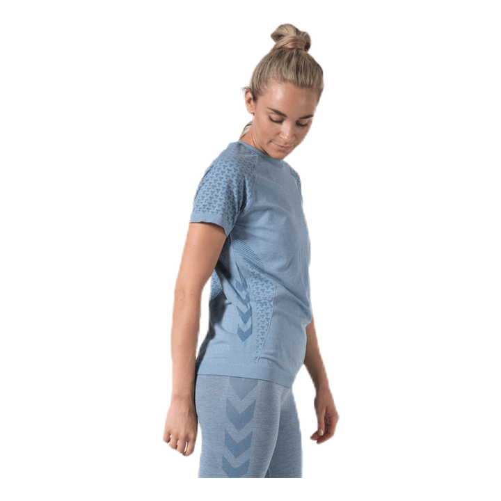 CI Seamless SS T-Shirt Blue