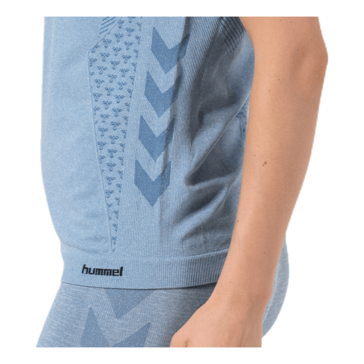 CI Seamless SS T-Shirt Blue