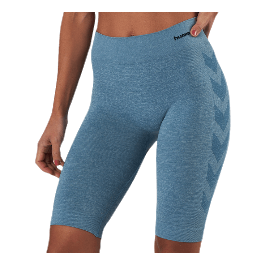 Seamless Cycling Shorts Blue