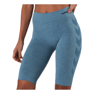 Seamless Cycling Shorts Blue