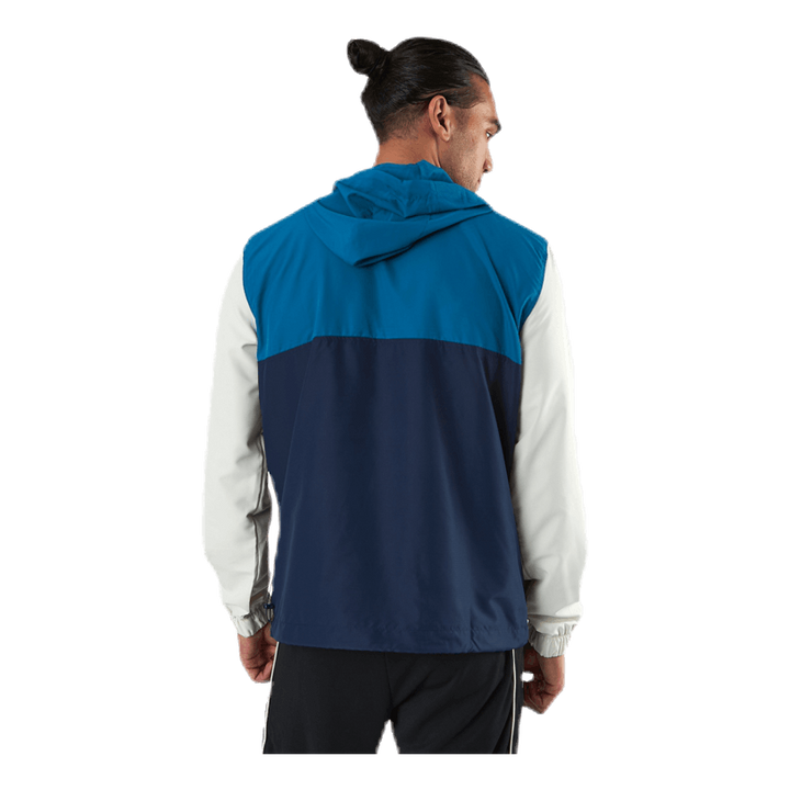 Akello Loose Half Zip Jacket Blue