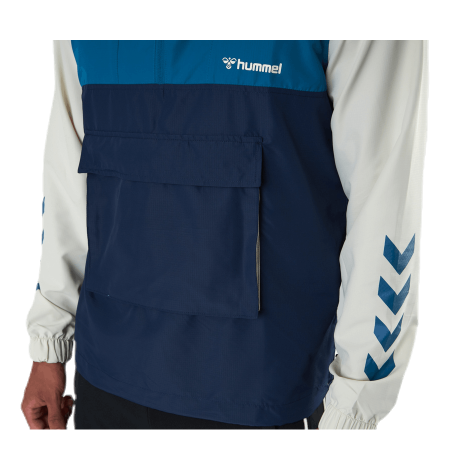 Akello Loose Half Zip Jacket Blue