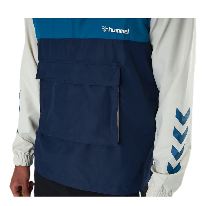 Akello Loose Half Zip Jacket Blue