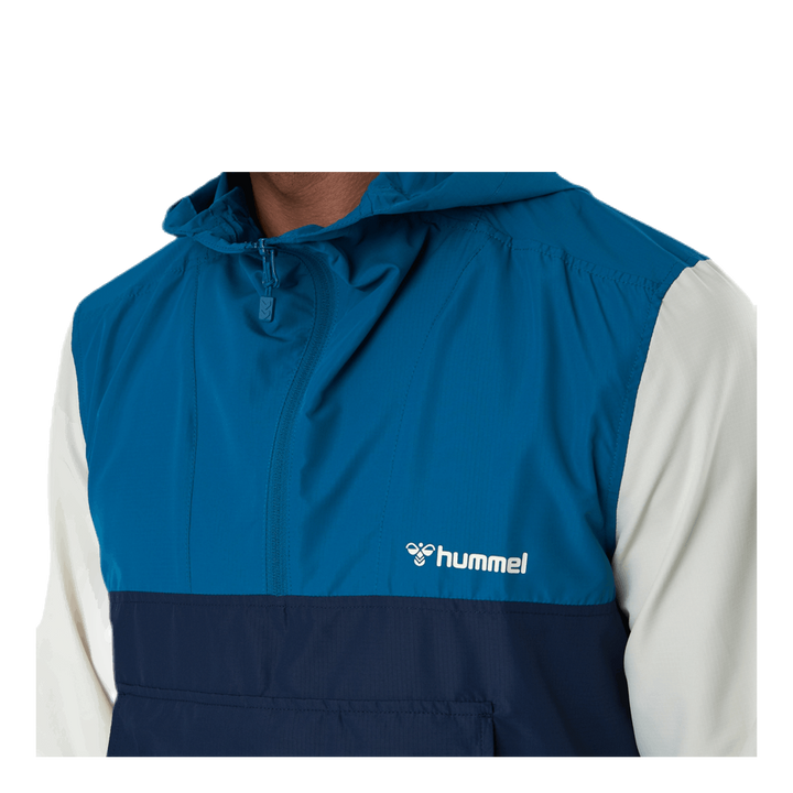 Akello Loose Half Zip Jacket Blue