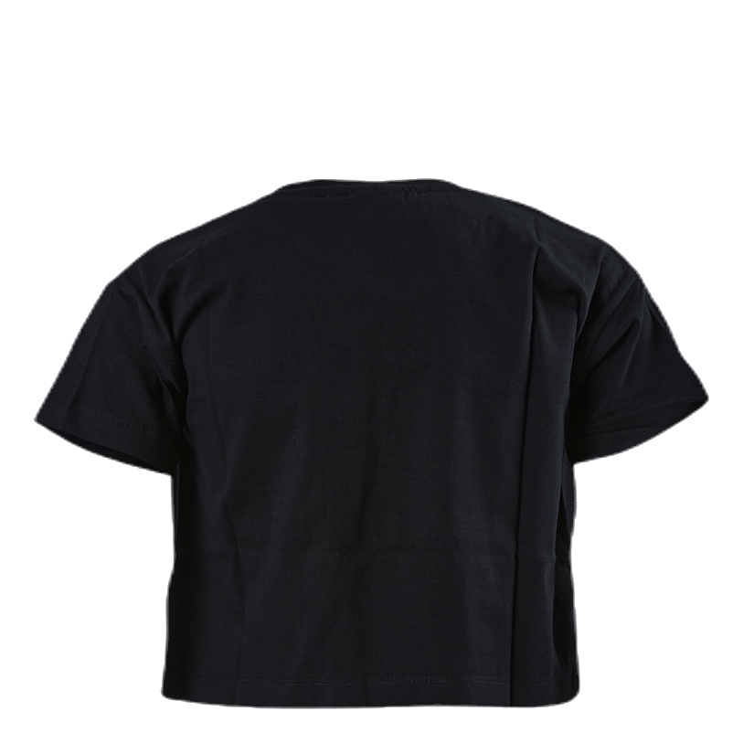 Junior Clare Cropped T-Shirt Black