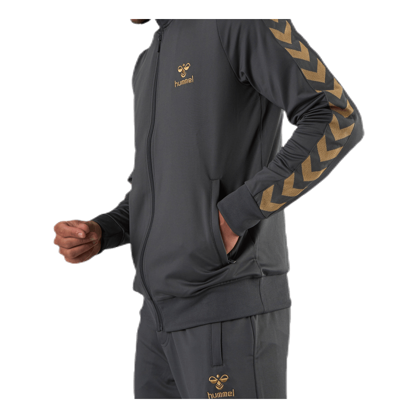 Nathan Zip Jacket Grey