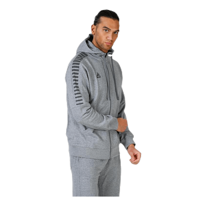 Zip Hoodie Torino Grey