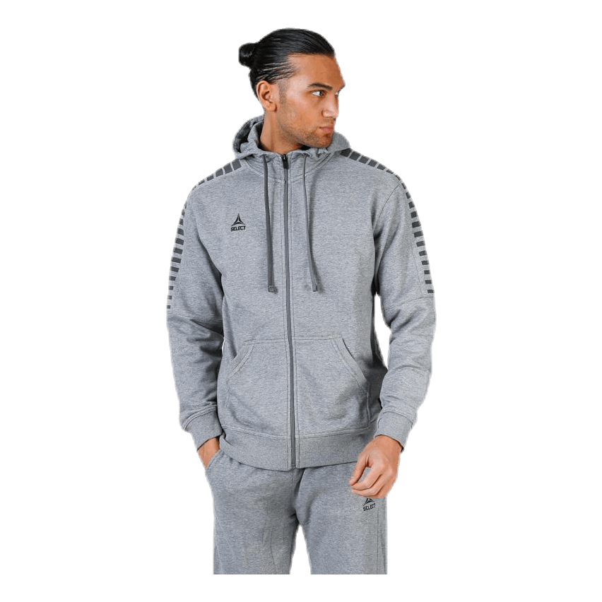 Zip Hoodie Torino Grey