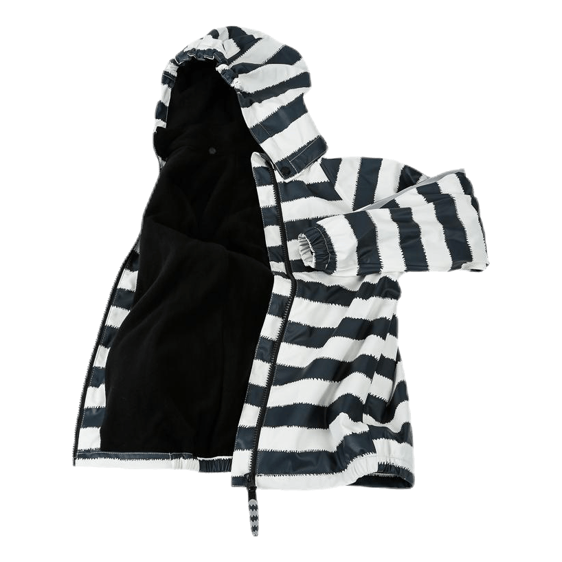 Gary Fleece Rain Set White/Black