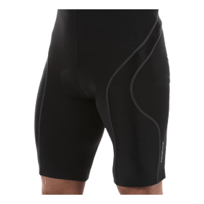 8 Panels Proof Short Bib Black