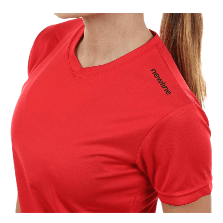 W Base Cool T-Shirt Red