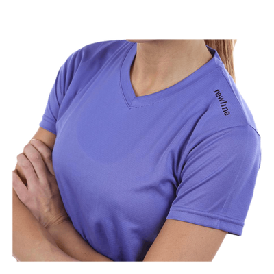 W Base Cool T-Shirt Purple