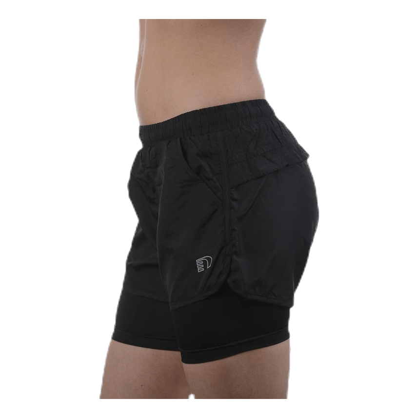 Base 2 Layer Shorts  Black