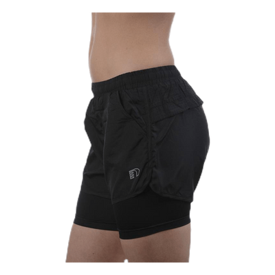 Base 2 Layer Shorts  Black