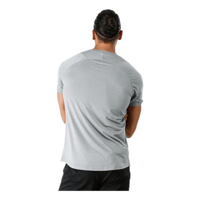 BLACK Heather Logo Tee Grey