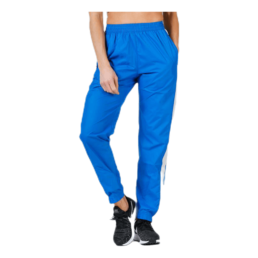 Black Track Cross Pants Blue