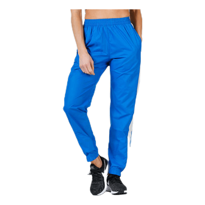 Black Track Cross Pants Blue