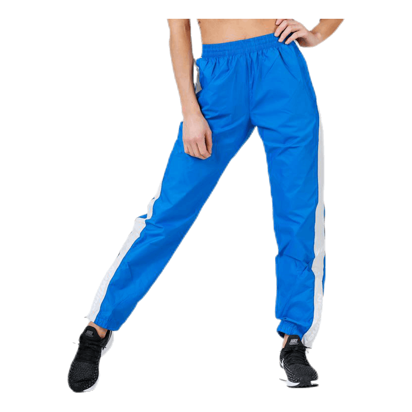 Black Track Cross Pants Blue