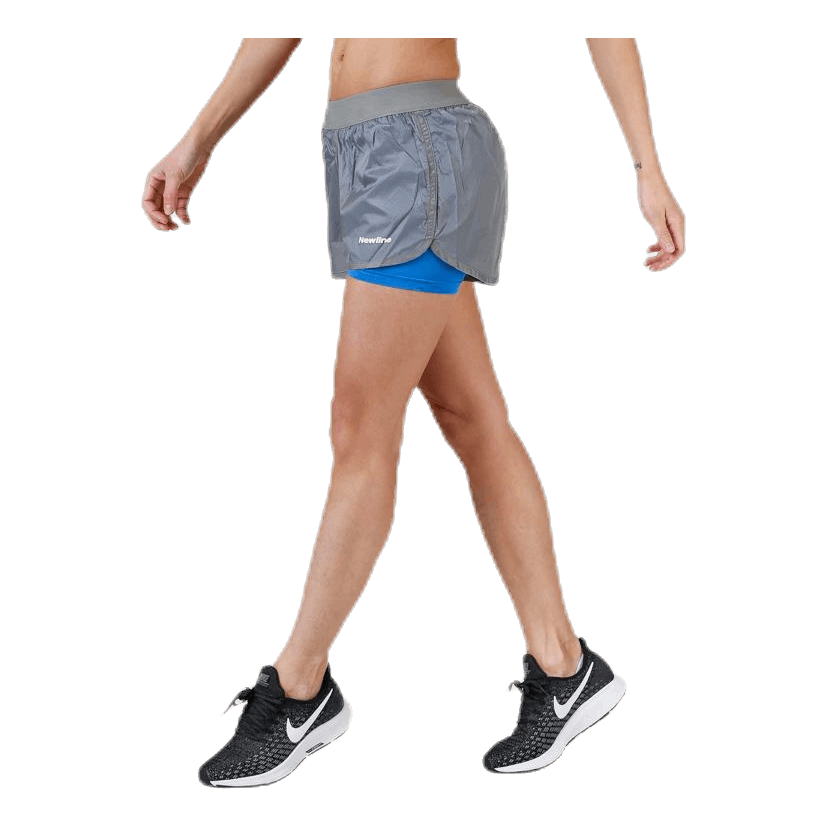 Black 2-Lay Shorts Grey