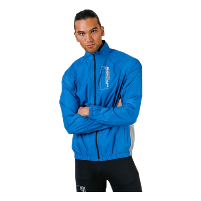 Black Track Jacket Blue