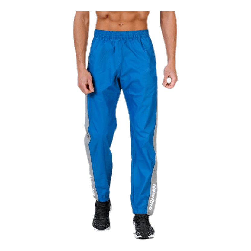 Black Track Pants Blue