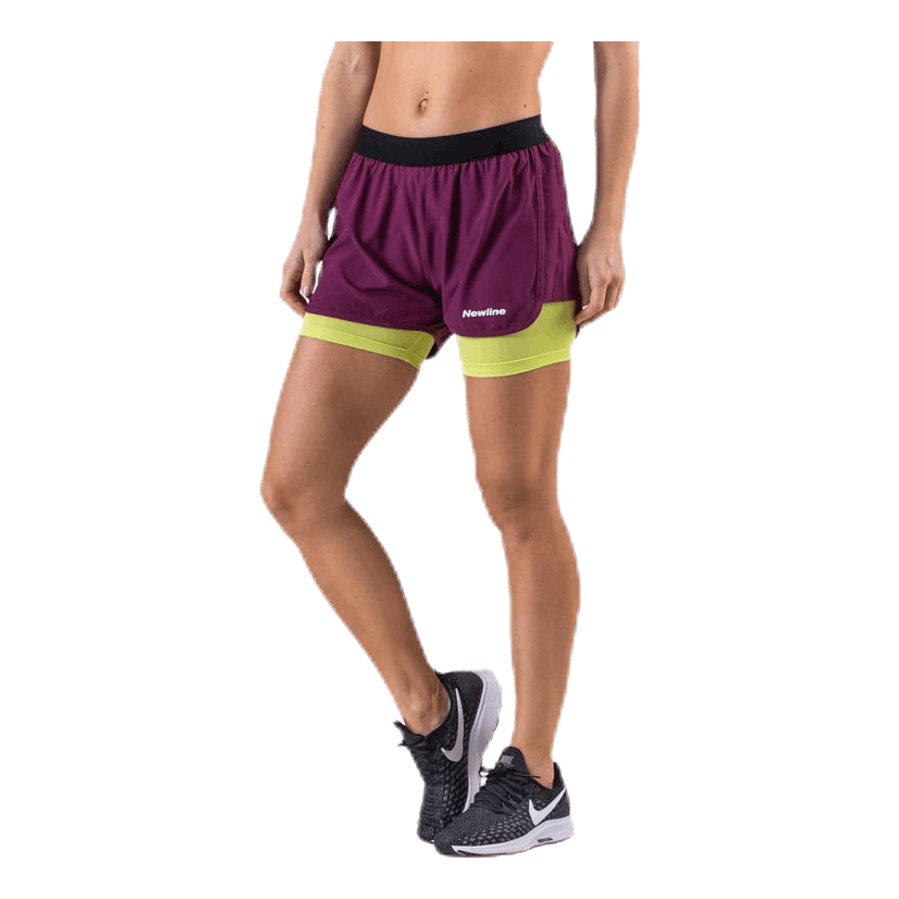 2-Lay Shorts Purple/Green