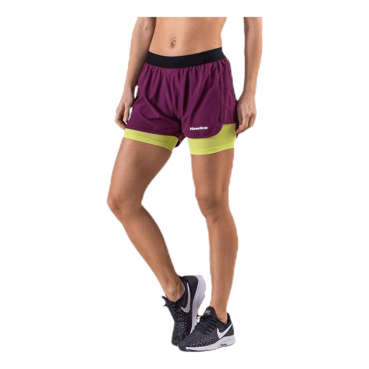 2-Lay Shorts Purple/Green