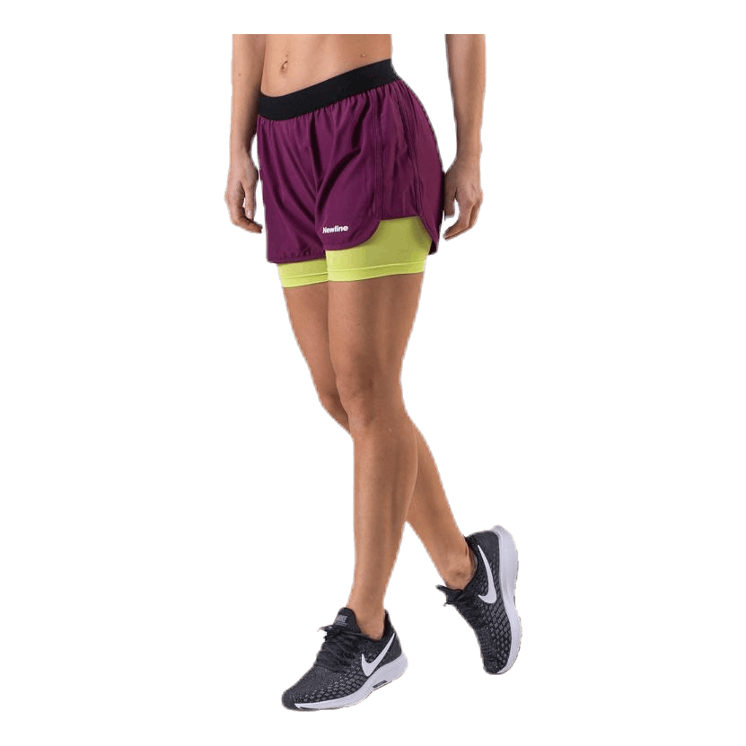2-Lay Shorts Purple/Green