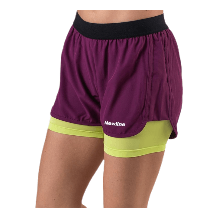 2-Lay Shorts Purple/Green