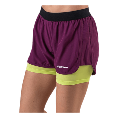 2-Lay Shorts Purple/Green
