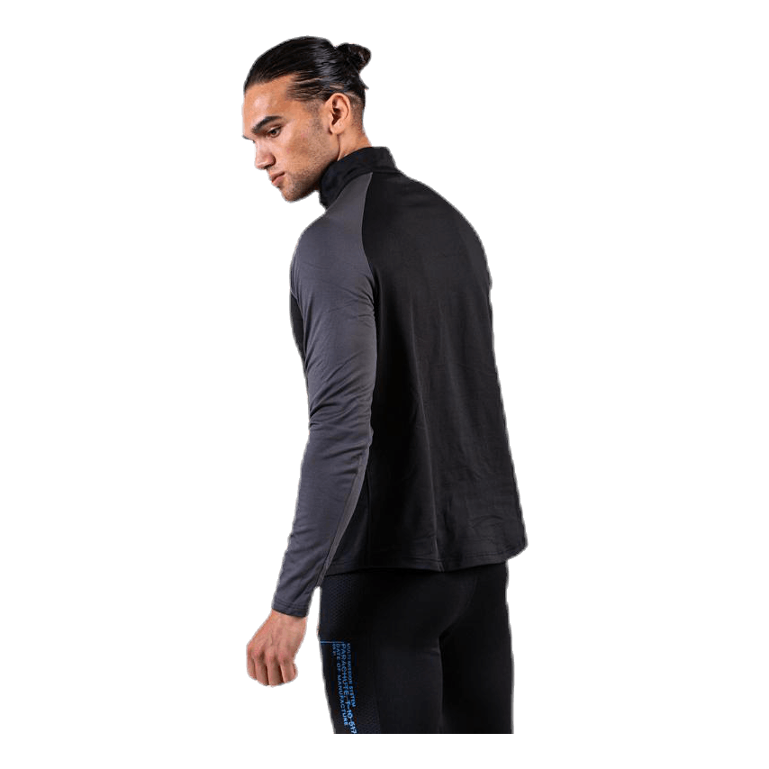 Warm Zip Shirt Black/Grey