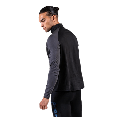 Warm Zip Shirt Black/Grey