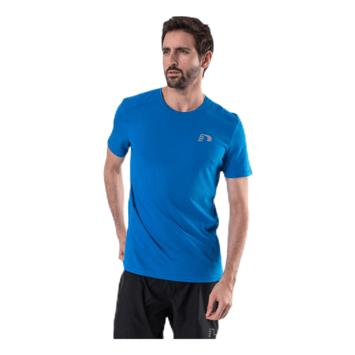 Cotton/Poly Tee Blue