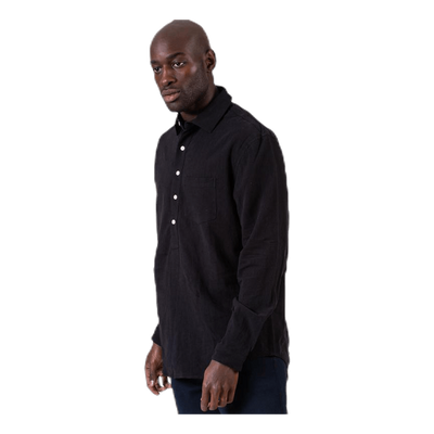 Pop Over Shirt Black