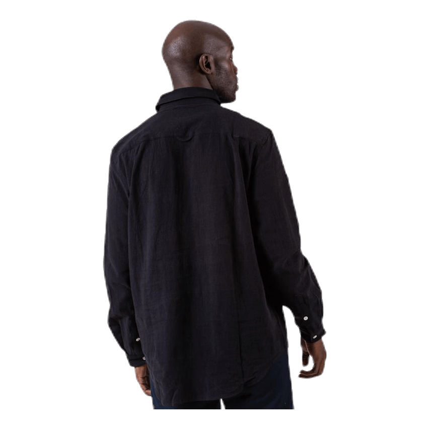 Pop Over Shirt Black
