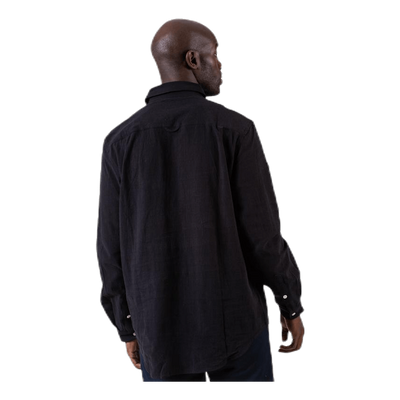 Pop Over Shirt Black
