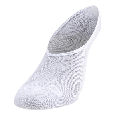 No Show Socks Bamboo 5-pack White