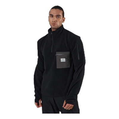 Recycled Polyester Pullover Black