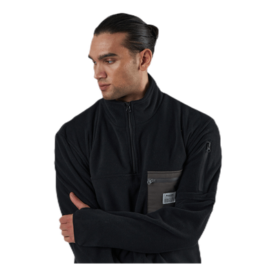 Recycled Polyester Pullover Black