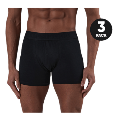 Boxer Organic Cotton 3-pack Black