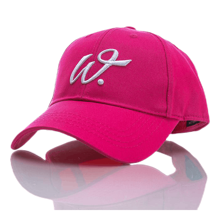 New York Adjustable Cap Pink/White