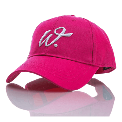 New York Adjustable Cap Pink/White