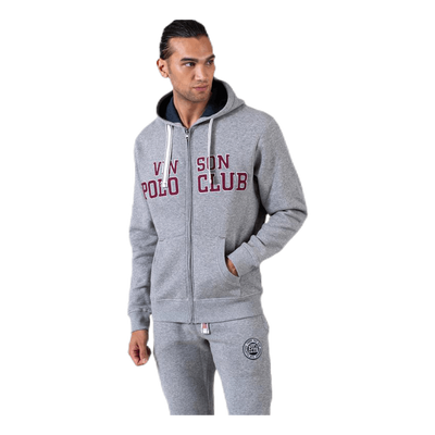Kent Sweatshirt Zip Grey