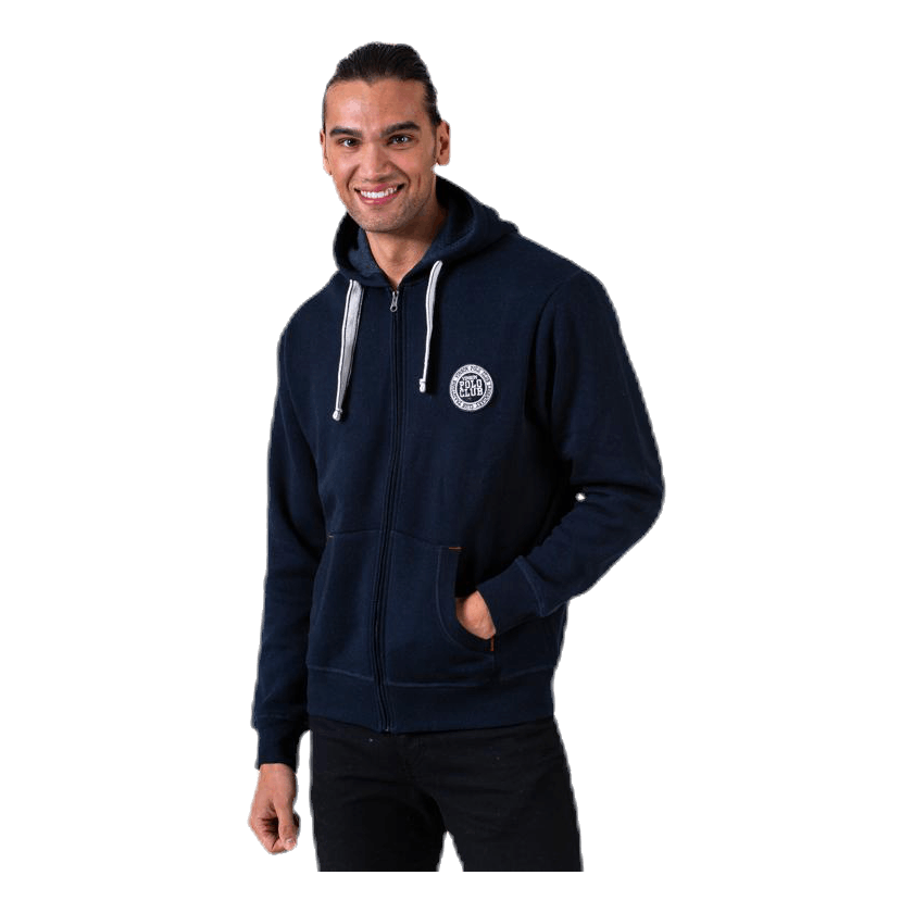 Krew Sweatshirt Full Zip Blue
